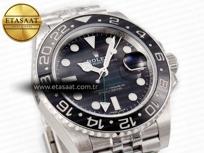 GMT Master II 116710 LN 904L SS ARF 1:1 Best Edition on Jubilee Bracelet VR3186 CHS - Görsel 5