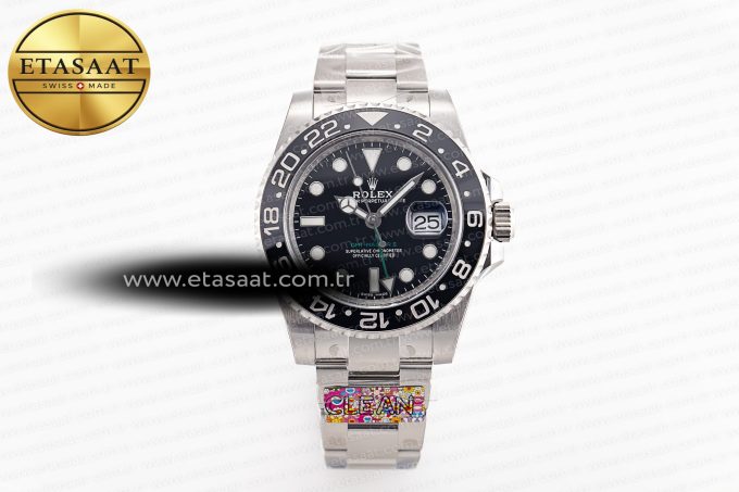 GMT-Master II 116710 LN Black Ceramic 904L Steel Clean Factory Best Edition VR3186 - Görsel 3