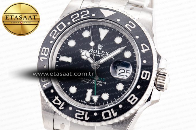 GMT-Master II 116710 LN Black Ceramic 904L Steel Clean Factory Best Edition VR3186 - Görsel 4