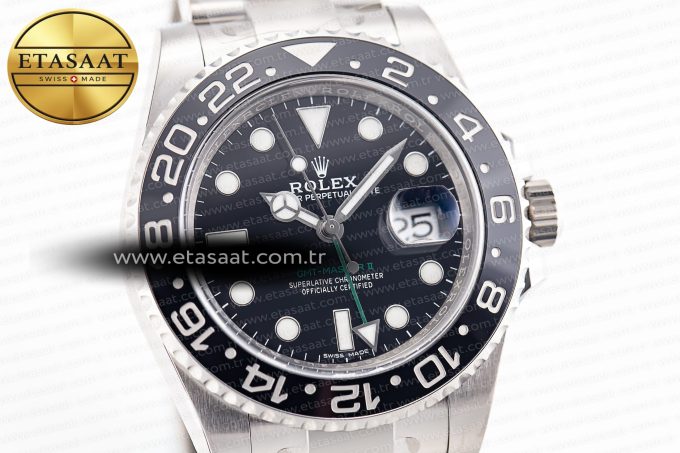 GMT-Master II 116710 LN Black Ceramic 904L Steel Clean Factory Best Edition VR3186 - Görsel 6