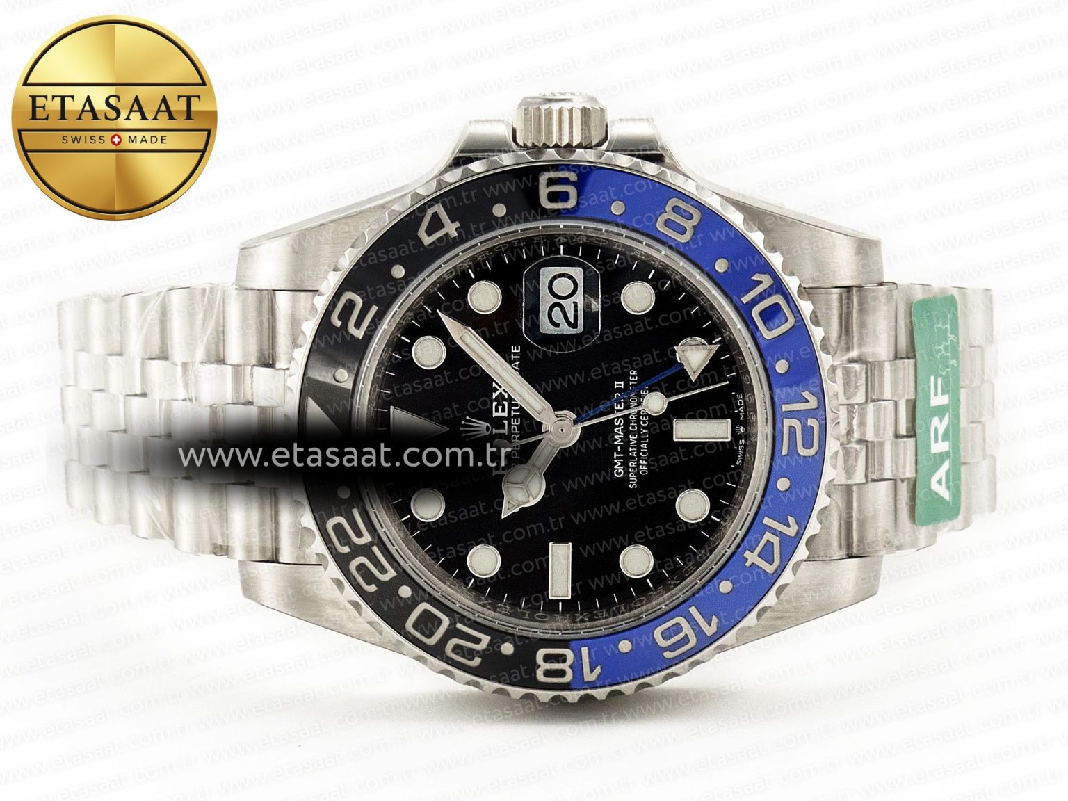 GMT-Master II 126710 BLNR Blue/Black Ceramic 904L ARF 1:1 Best Edition on Jubilee Bracelet SH3285 CHS - Görsel 10