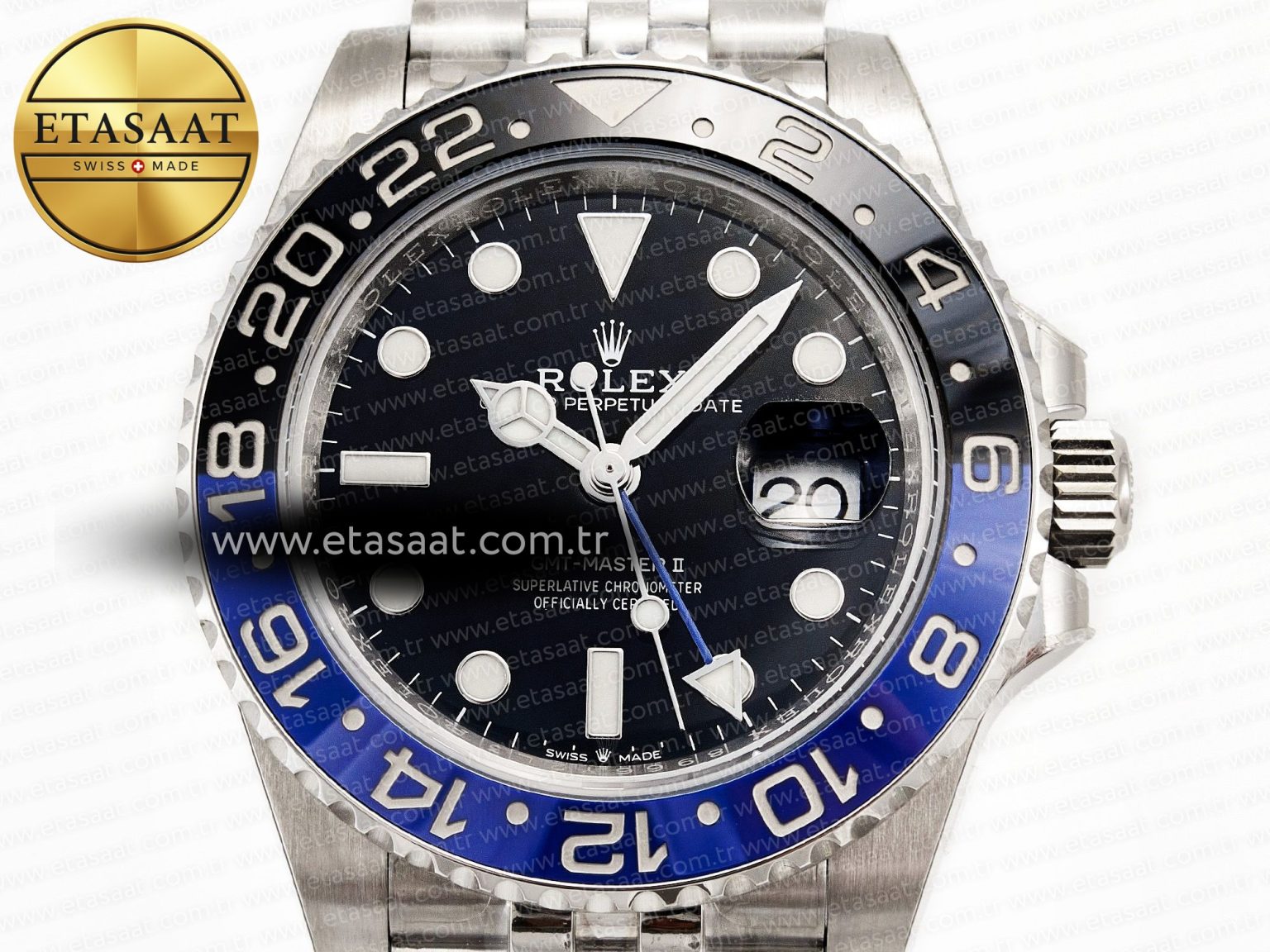GMT-Master II 126710 BLNR Blue/Black Ceramic 904L ARF 1:1 Best Edition on Jubilee Bracelet SH3285 CHS - Görsel 5