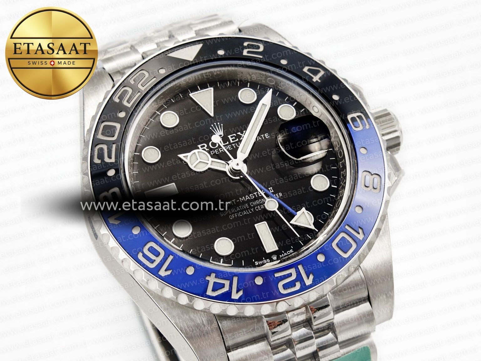 GMT-Master II 126710 BLNR Blue/Black Ceramic 904L ARF 1:1 Best Edition on Jubilee Bracelet SH3285 CHS - Görsel 6