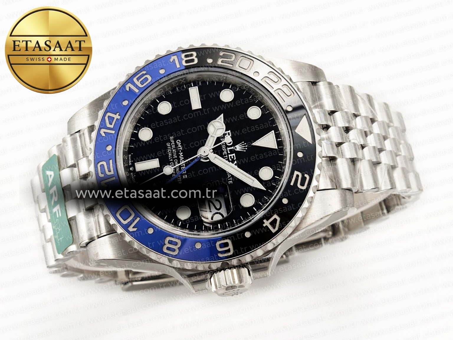 GMT-Master II 126710 BLNR Blue/Black Ceramic 904L ARF 1:1 Best Edition on Jubilee Bracelet SH3285 CHS - Görsel 9