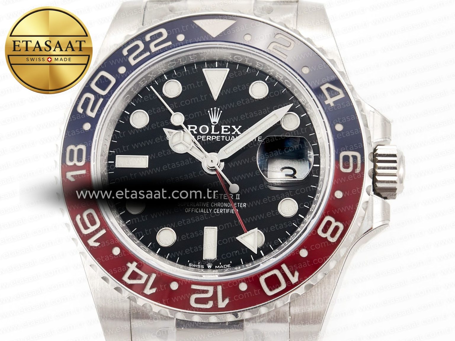 GMT-Master II 126710 BLRO Blue/Red Ceramic 904L ARF 1:1 Best Edition on Bracelet SH3285 CHS - Görsel 4