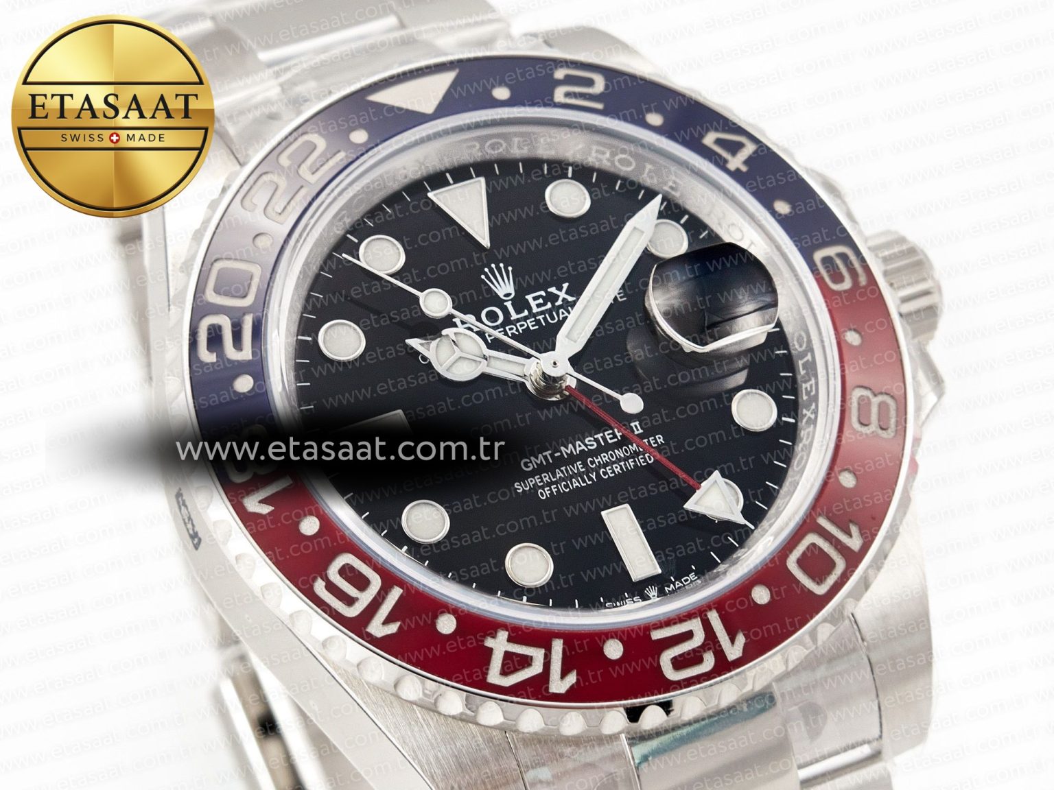 GMT-Master II 126710 BLRO Blue/Red Ceramic 904L ARF 1:1 Best Edition on Bracelet SH3285 CHS - Görsel 5