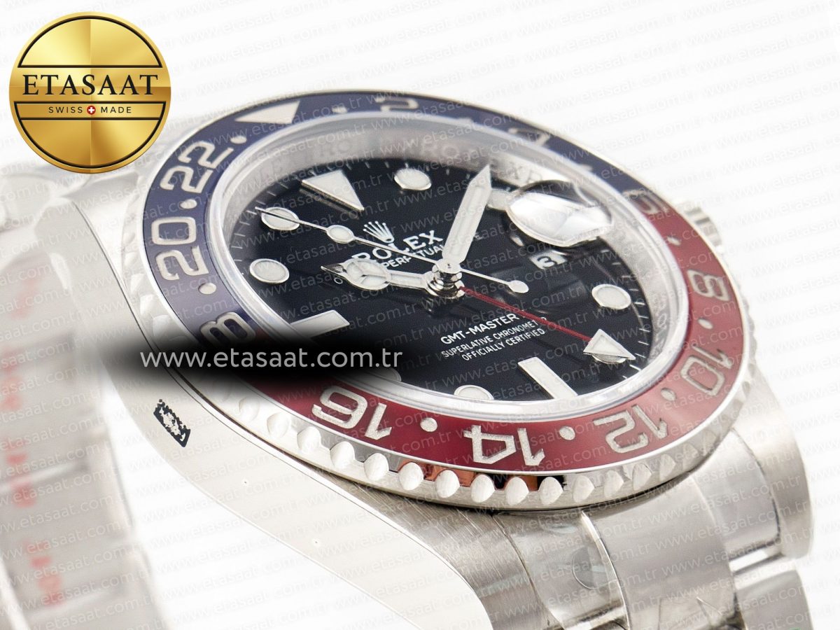 GMT-Master II 126710 BLRO Blue/Red Ceramic 904L ARF 1:1 Best Edition on Bracelet SH3285 CHS - Görsel 7