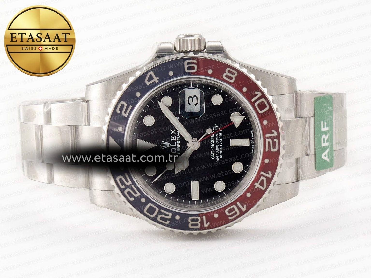 GMT-Master II 126710 BLRO Blue/Red Ceramic 904L ARF 1:1 Best Edition on Bracelet SH3285 CHS - Görsel 8