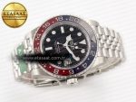 GMT-Master II 126710 BLRO Blue/Red Ceramic 904L ARF 1:1 Best Edition on Jubilee Bracelet SH3285 CHS - Görsel 9