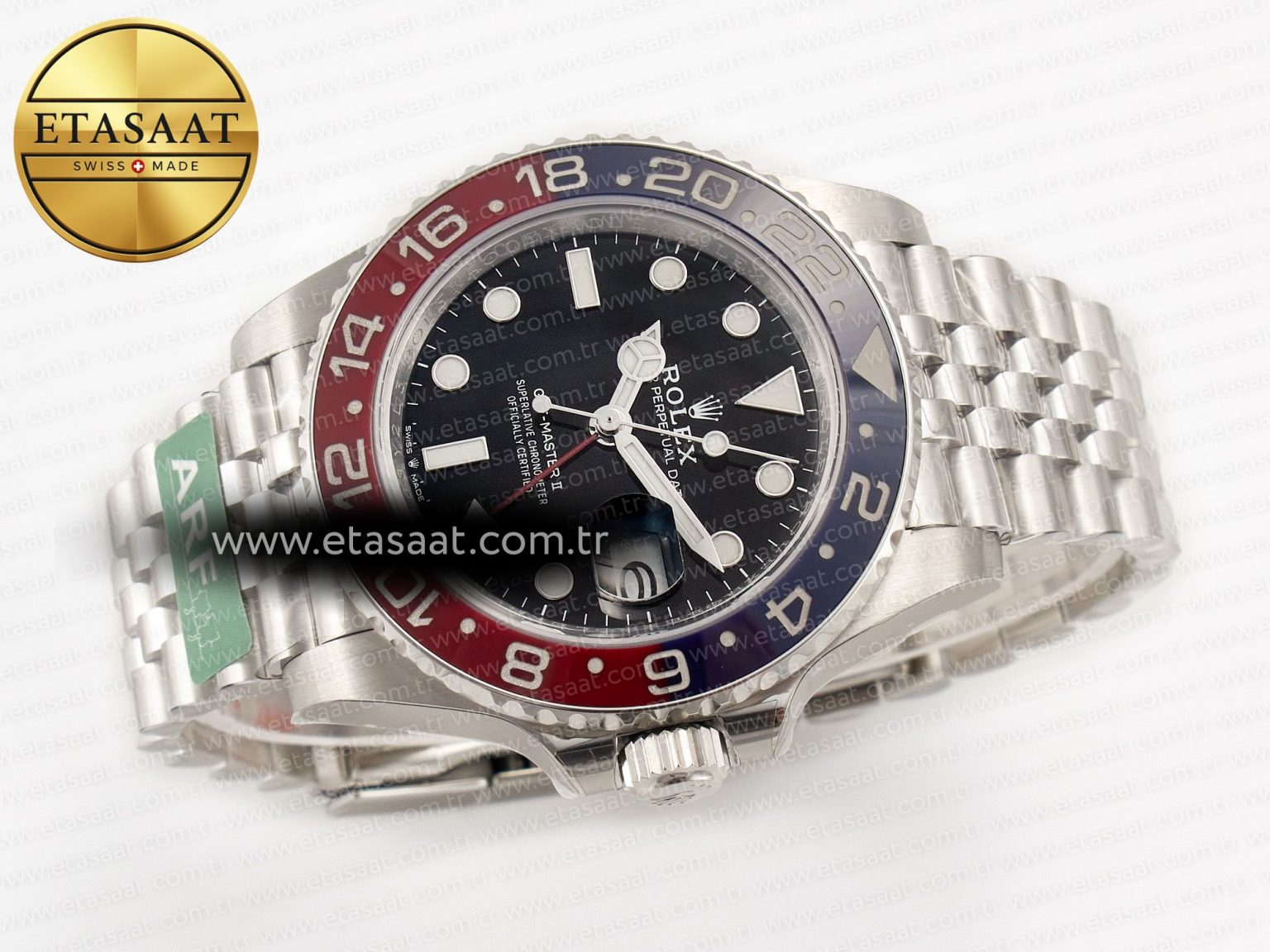 GMT-Master II 126710 BLRO Blue/Red Ceramic 904L ARF 1:1 Best Edition on Jubilee Bracelet SH3285 CHS - Görsel 9