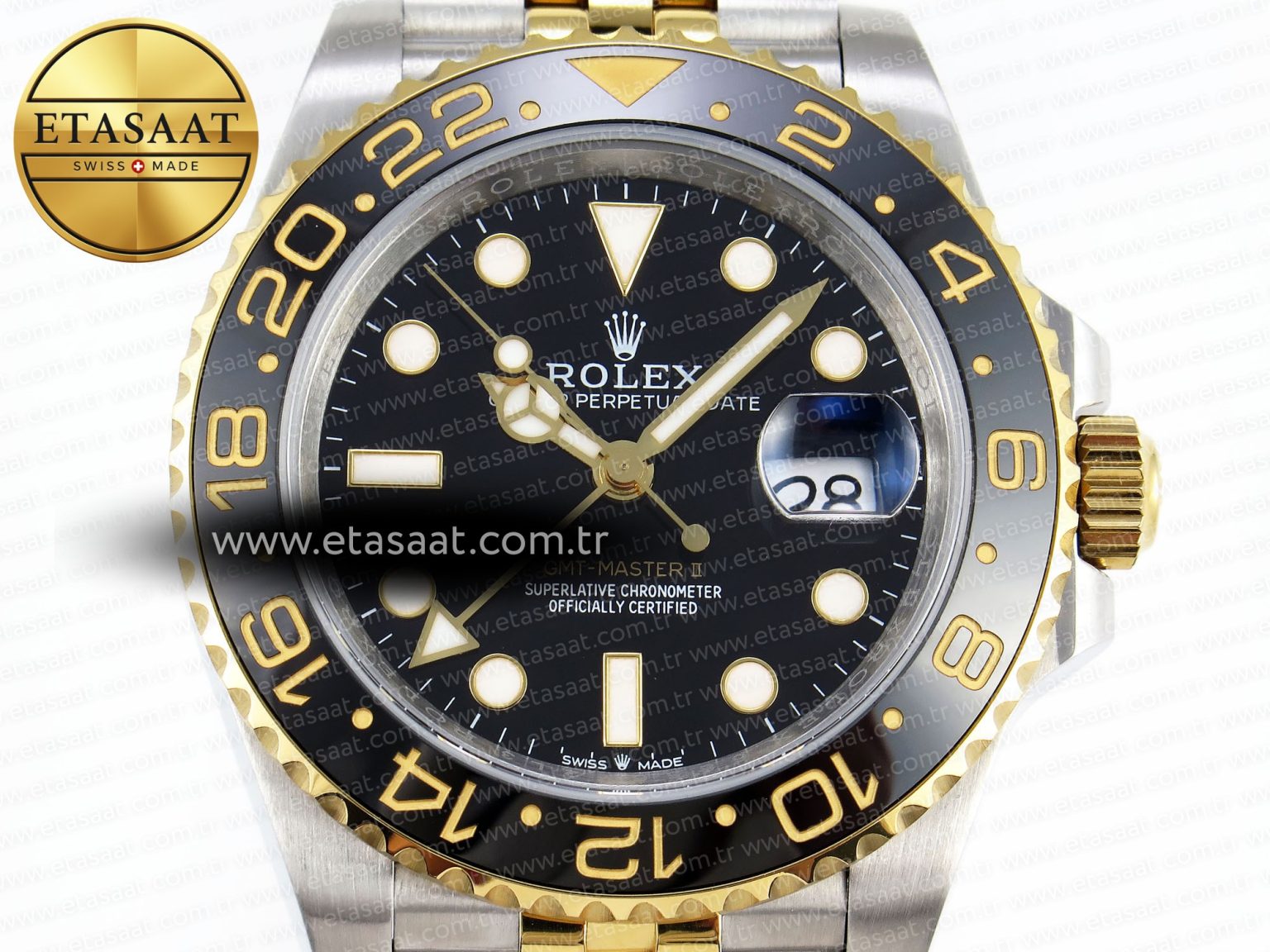 Rolex GMT MASTER II 126713 BLACK DIAL ON JUBILEE VR3285 - Görsel 4