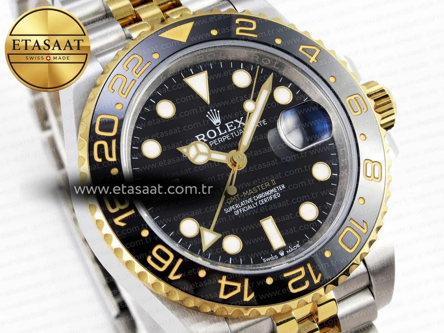 Rolex GMT MASTER II 126713 BLACK DIAL ON JUBILEE VR3285 - Görsel 5