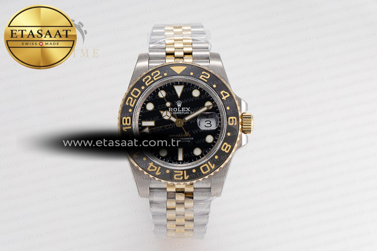 GMT Master II 126713 904L SS GMF 1:1 Best Edition Black Dial on Jubilee Bracelet SH3285 CHS - Görsel 3