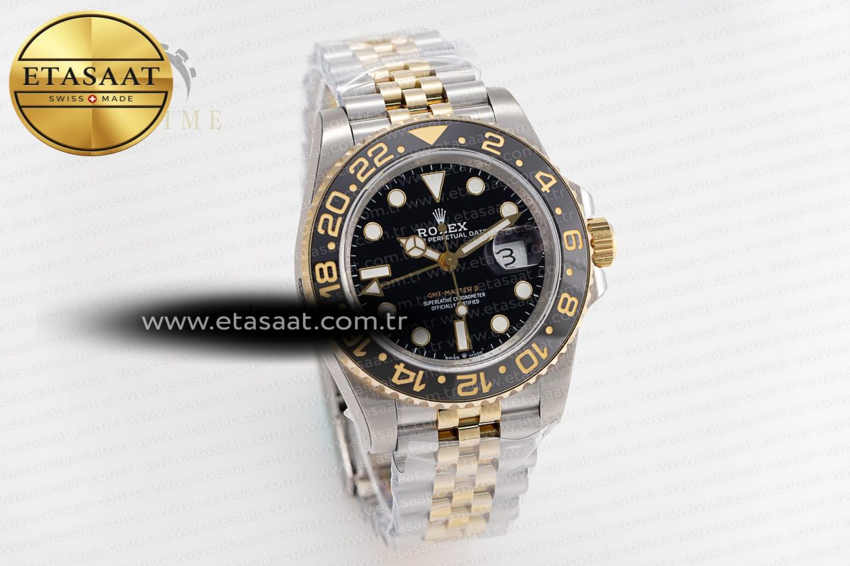 GMT Master II 126713 904L SS GMF 1:1 Best Edition Black Dial on Jubilee Bracelet SH3285 CHS - Görsel 4