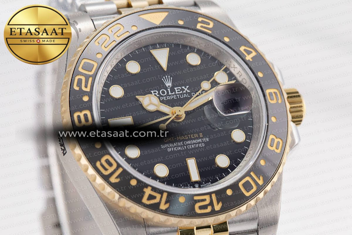 GMT Master II 126713 904L SS GMF 1:1 Best Edition Black Dial on Jubilee Bracelet SH3285 CHS - Görsel 5