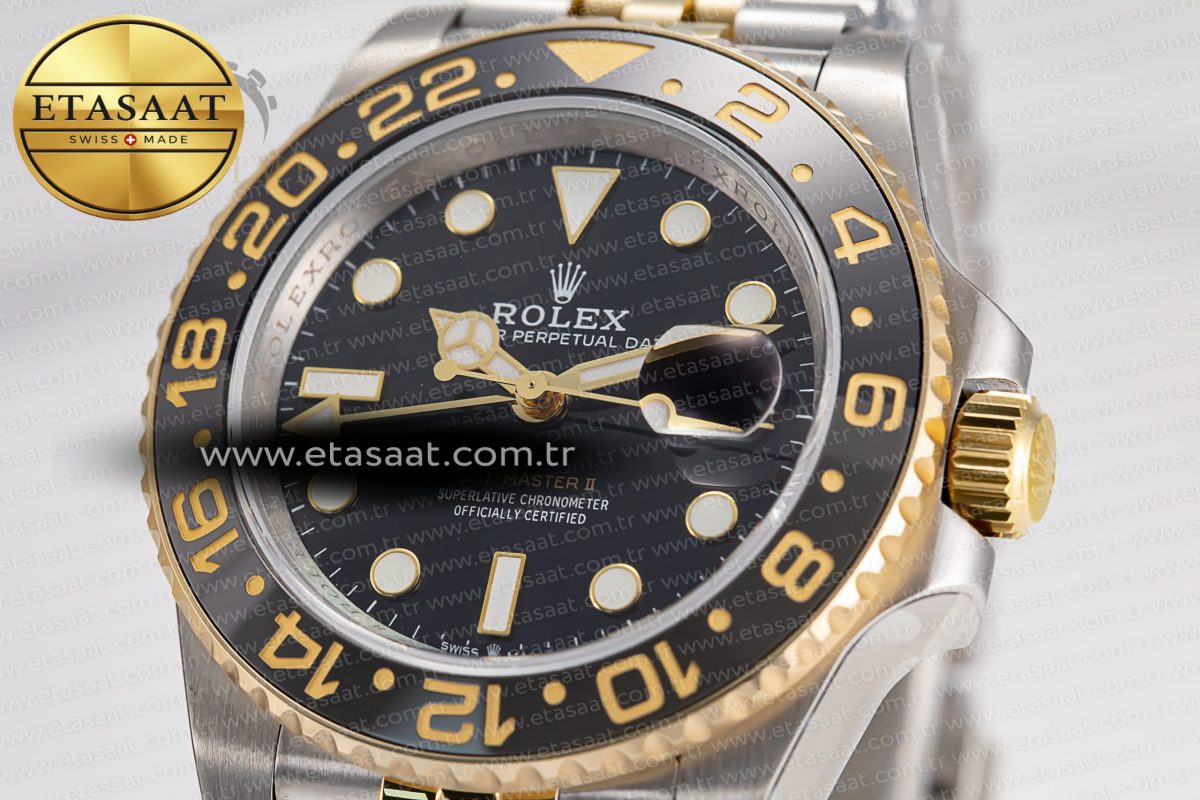 GMT Master II 126713 904L SS GMF 1:1 Best Edition Black Dial on Jubilee Bracelet SH3285 CHS - Görsel 6
