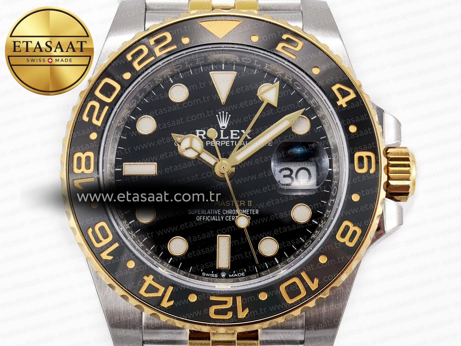 GMT-Master II 126713 GRNR ARF 1:1 Best Edition Black Dial on YG/SS Jubilee Bracelet SH3285 CHS - Görsel 4