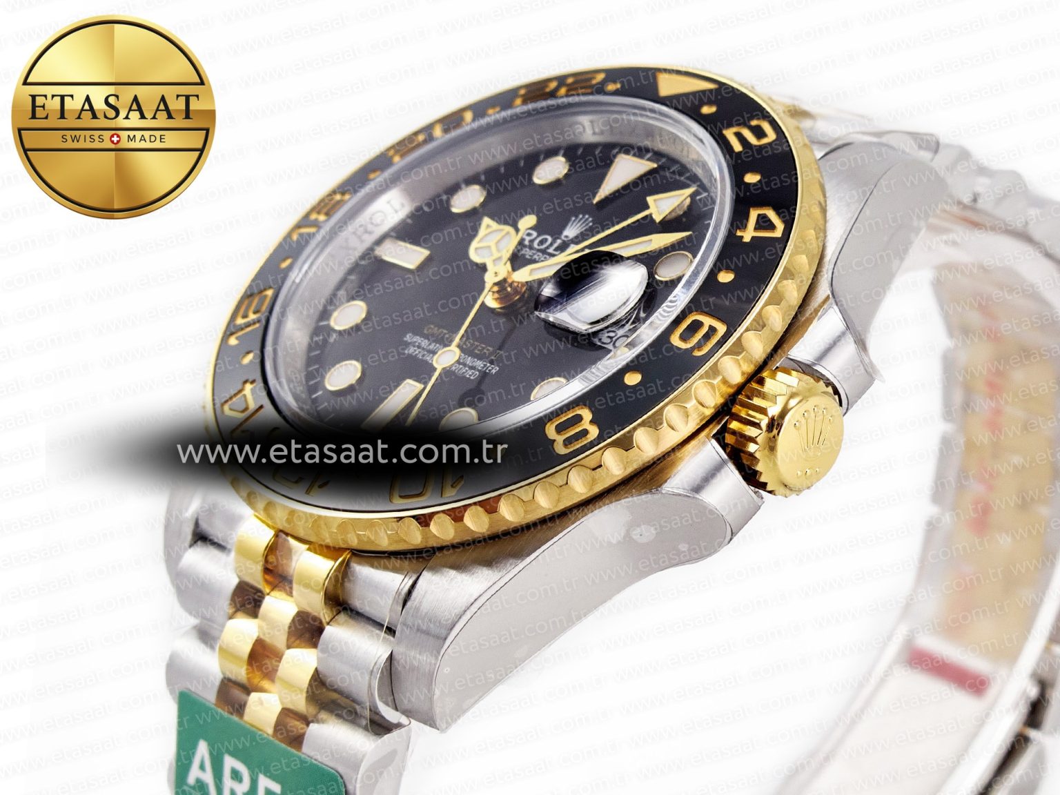 GMT-Master II 126713 GRNR ARF 1:1 Best Edition Black Dial on YG/SS Jubilee Bracelet SH3285 CHS - Görsel 7