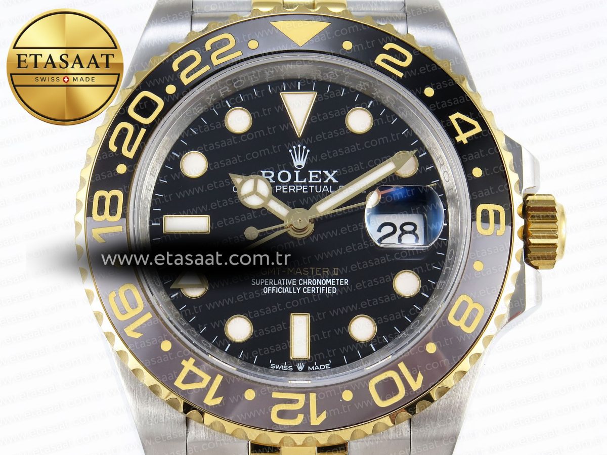 Rolex GMT Master II 126713 YG/SS Black Dial VR3285 - Görsel 4