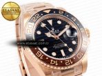GMT-Master II 126715 CHNR ARF 1:1 Best Edition Black Dial on RG Bracelet SH3285 CHS - Görsel 5