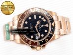 GMT-Master II 126715 CHNR ARF 1:1 Best Edition Black Dial on RG Bracelet SH3285 CHS - Görsel 8