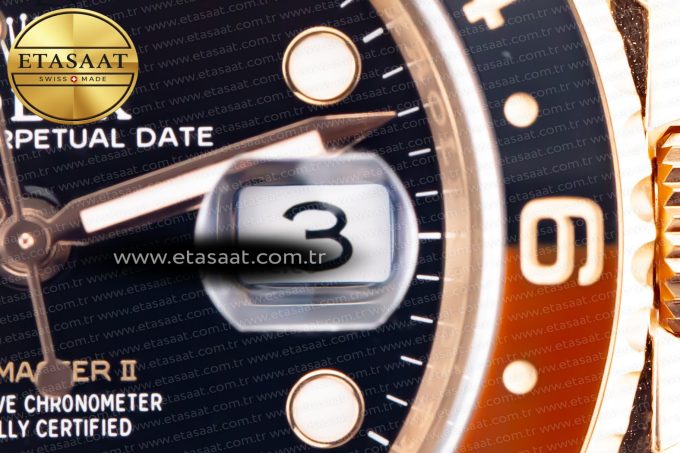 GMT-Master II 126715 CHNR Black/Brown Ceramic Clean Factory 1:1 Best Edition on RG Bracelet DD3285 - Görsel 11
