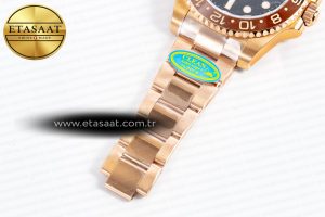 GMT-Master II 126715 CHNR Black/Brown Ceramic Clean Factory 1:1 Best Edition on RG Bracelet DD3285 - Görsel 25