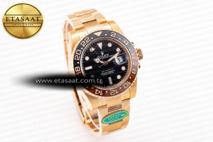 GMT-Master II 126715 CHNR Black/Brown Ceramic Clean Factory 1:1 Best Edition on RG Bracelet DD3285 - Görsel 5