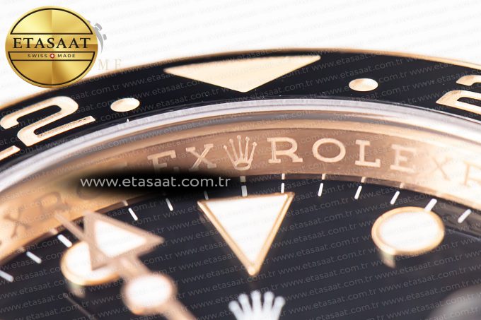 GMT-Master II 126715 CHNR Black/Brown Ceramic Clean Factory 1:1 Best Edition on RG Bracelet DD3285 - Görsel 7