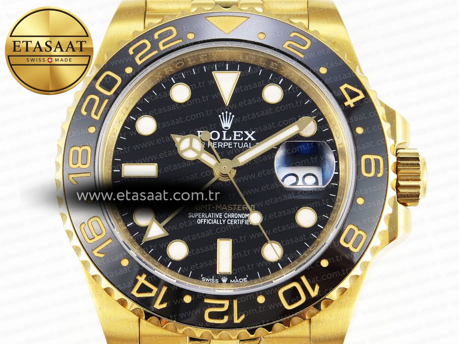 Rolex GMT MASTER II 126718  BLACK DIAL ON JUBILEE VR3285 - Görsel 4