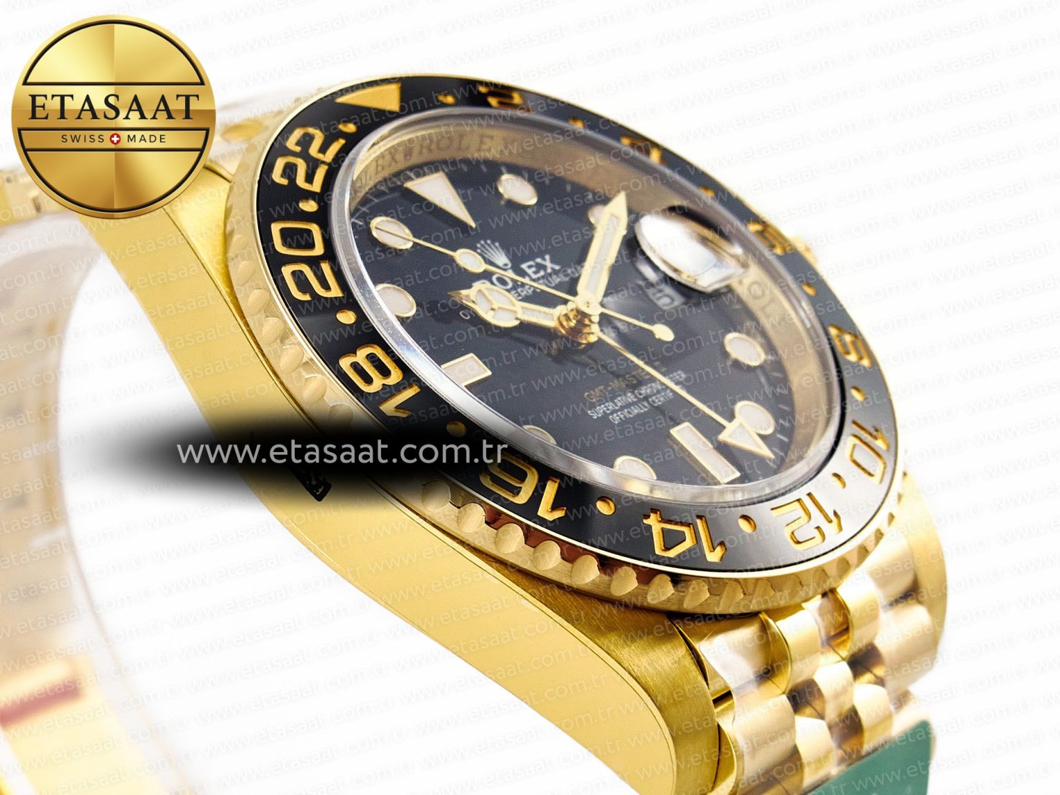 GMT-Master II 126718 GRNR ARF 1:1 Best Edition Black Dial on YG Jubilee Bracelet SH3285 CHS - Görsel 6