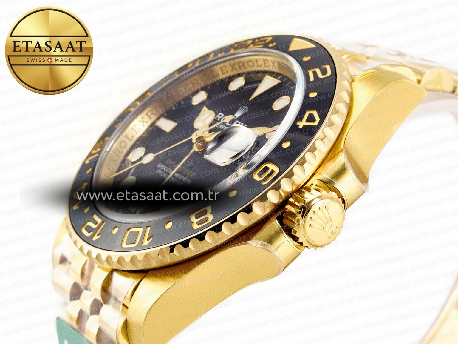 GMT-Master II 126718 GRNR ARF 1:1 Best Edition Black Dial on YG Jubilee Bracelet SH3285 CHS - Görsel 7