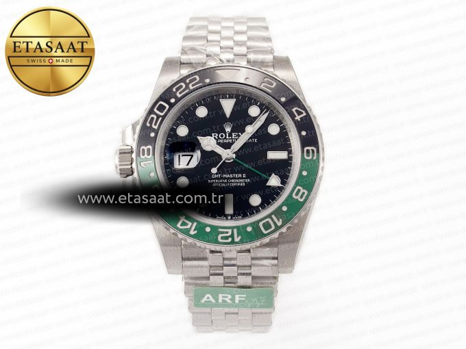 GMT Master II 126720 VTNR 904L SS ARF 1:1 Best Edition Black Dial on Jubilee Bracelet VR3285 CHS - Görsel 3
