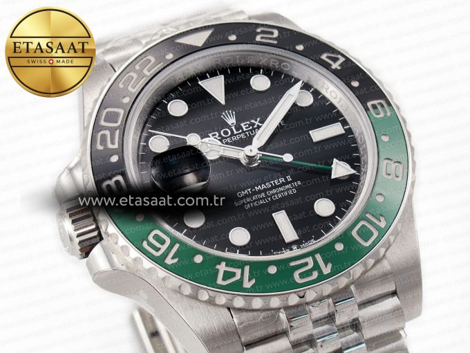 GMT Master II 126720 VTNR 904L SS ARF 1:1 Best Edition Black Dial on Jubilee Bracelet VR3285 CHS - Görsel 5
