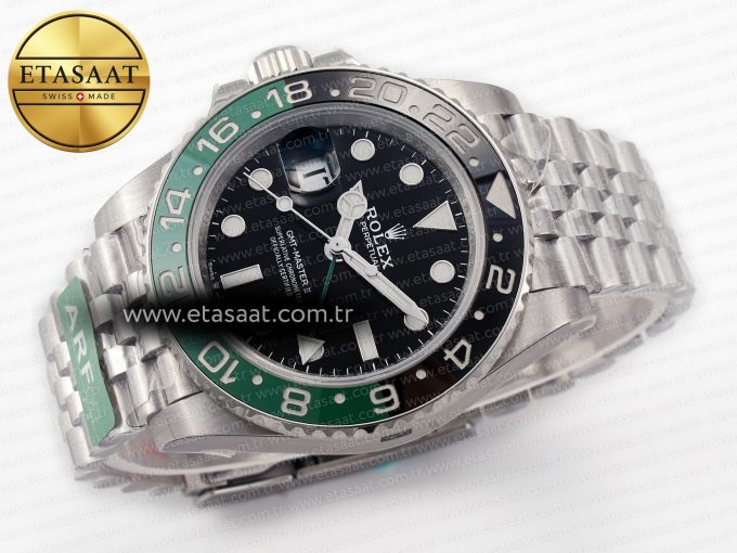 GMT Master II 126720 VTNR 904L SS ARF 1:1 Best Edition Black Dial on Jubilee Bracelet VR3285 CHS - Görsel 8