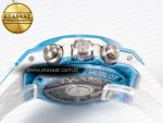 Hublot Big Bang Unico Blue/White Ceramic BBF 1:1 Best Edition Skeleton Dial on Blue/White Rubber Strap A1280 - Görsel 12