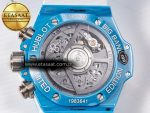 Hublot Big Bang Unico Blue/White Ceramic BBF 1:1 Best Edition Skeleton Dial on Blue/White Rubber Strap A1280 - Görsel 16
