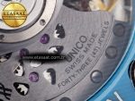 Hublot Big Bang Unico Blue/White Ceramic BBF 1:1 Best Edition Skeleton Dial on Blue/White Rubber Strap A1280 - Görsel 17