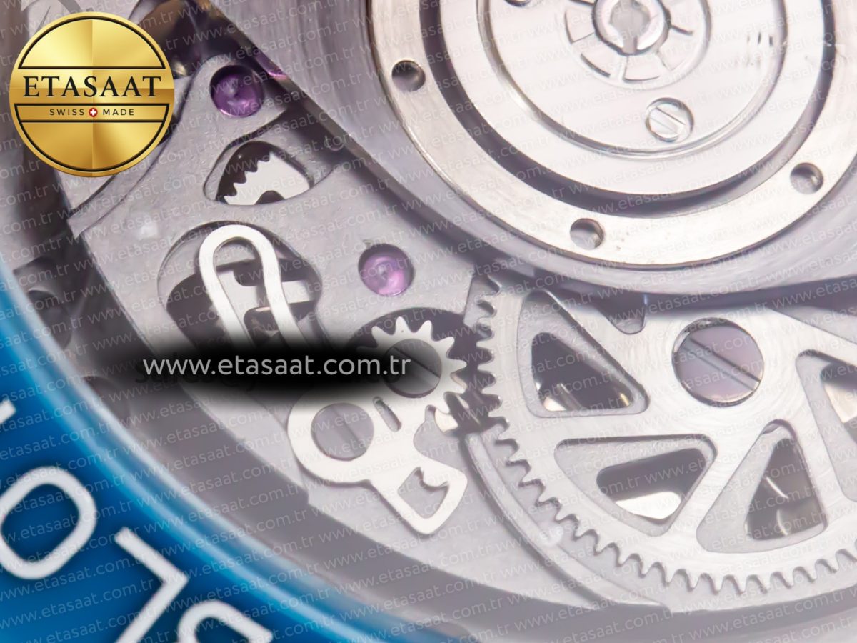Hublot Big Bang Unico Blue/White Ceramic BBF 1:1 Best Edition Skeleton Dial on Blue/White Rubber Strap A1280 - Görsel 18