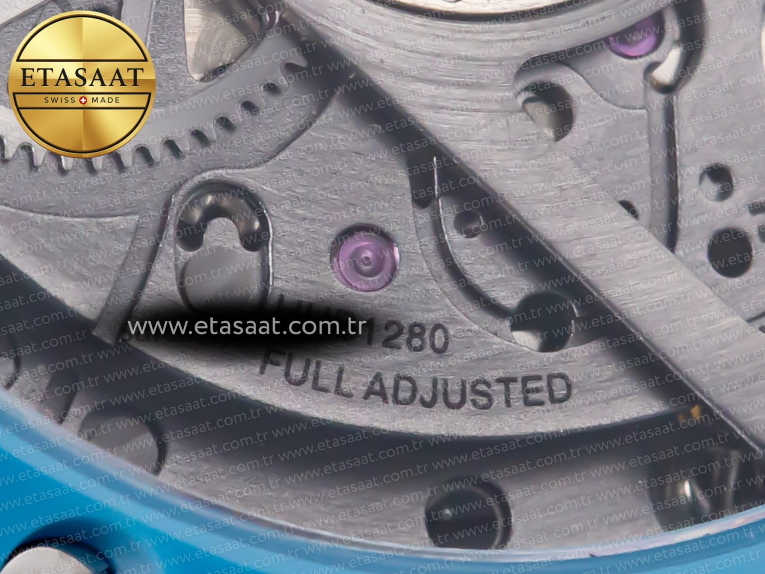 Hublot Big Bang Unico Blue/White Ceramic BBF 1:1 Best Edition Skeleton Dial on Blue/White Rubber Strap A1280 - Görsel 20