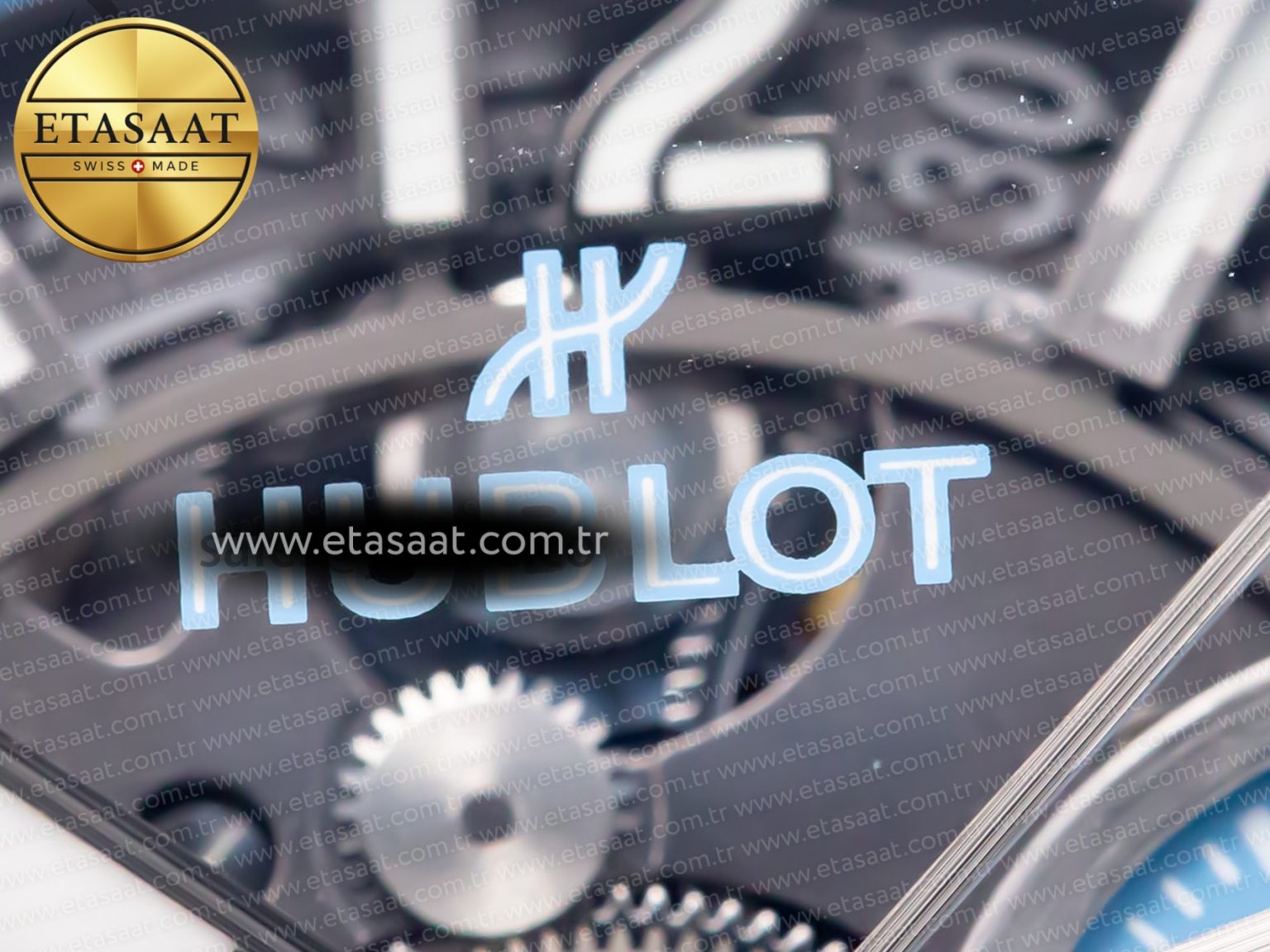 Hublot Big Bang Unico Blue/White Ceramic BBF 1:1 Best Edition Skeleton Dial on Blue/White Rubber Strap A1280 - Görsel 7