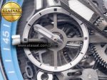 Hublot Big Bang Unico Blue/White Ceramic BBF 1:1 Best Edition Skeleton Dial on Blue/White Rubber Strap A1280 - Görsel 9