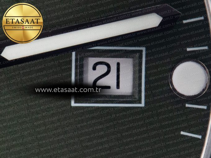 Hydroconquest 43mm SS Black Ceramic Bezel XF 1:1 Best Edition Dark Green Dial on SS Bracelet L888 - Görsel 11