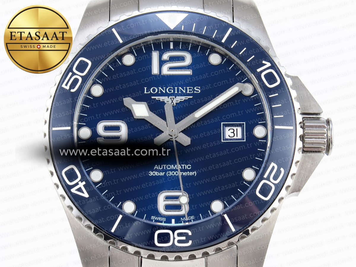 Longines HYDROCONQUEST BLUE CERAMIC L888 - Görsel 4