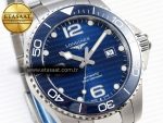 HYDROCONQUEST 43MM SS BLUE CERAMIC BEZEL XF 1:1 BEST EDITION BLUE DIAL ON SS BRACELET L888 - Görsel 5