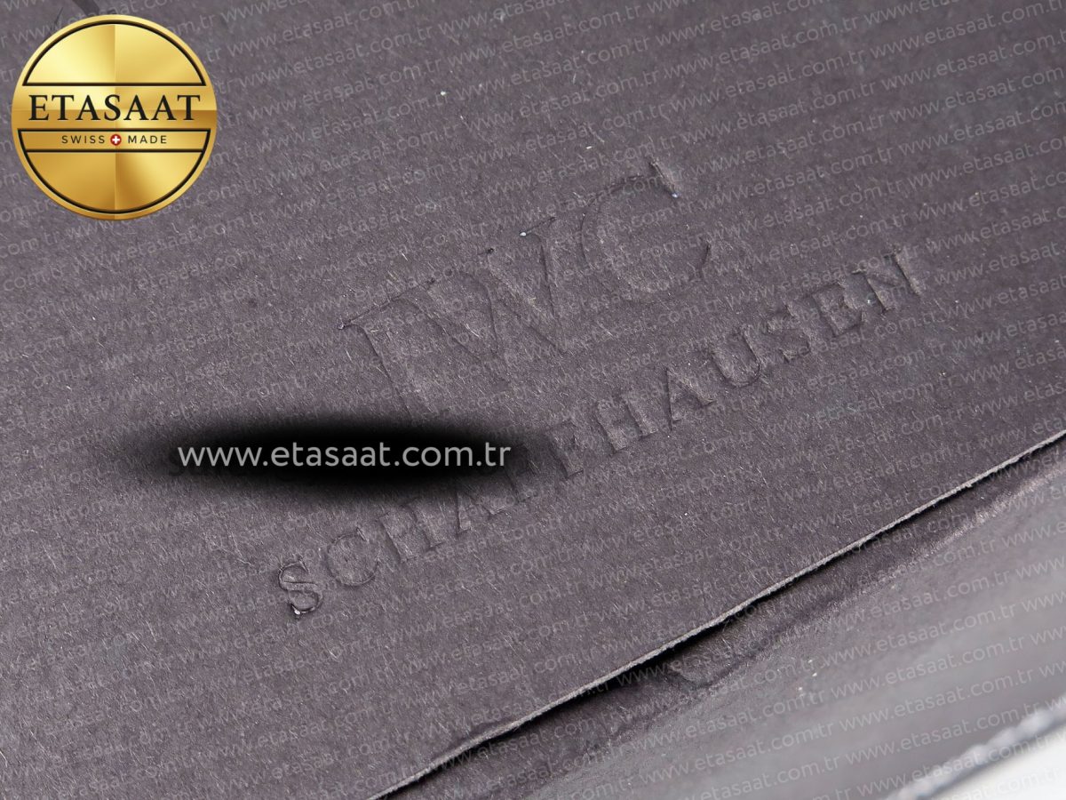 IWC BLACK LEATHER TRAVEL BOX - Görsel 4