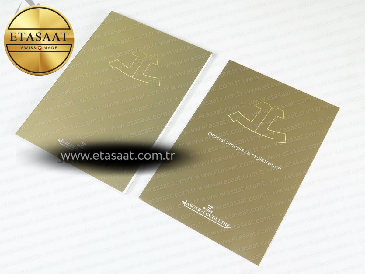 JAEGER-LECOULTRE 1:1 HIGH QUALITY BOX SET WITH BOOKLET - Görsel 11