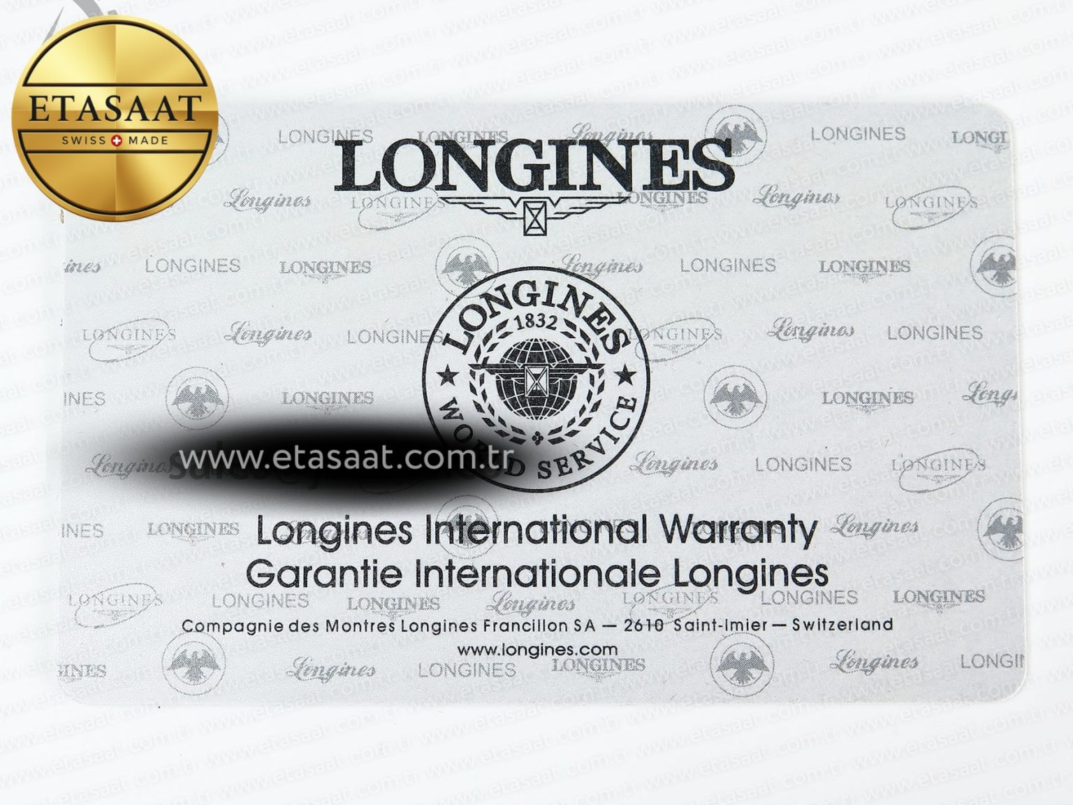 LONGINES BOXSET WITH CARD & PAPERS - Görsel 9