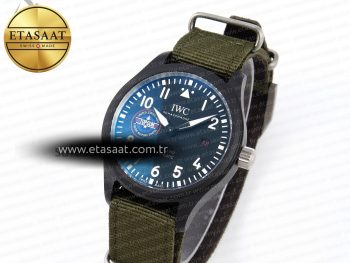 MARK XVIII TOP GUN “SFTI” BLACK CERAMIC IW324712 ZF 1:1 BEST EDITION ON GREEN NYLON STRAP A32111