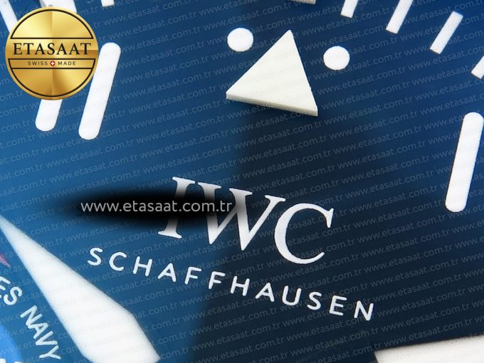 MARK XVIII TOP GUN “SFTI” BLACK CERAMIC IW324712 ZF 1:1 BEST EDITION ON GREEN NYLON STRAP A32111 - Görsel 10